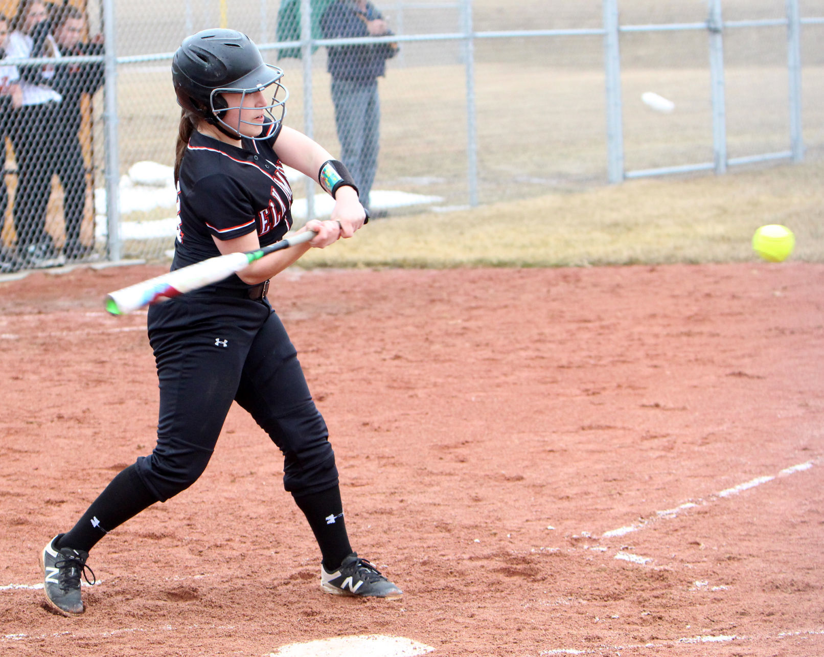 Elk Mound at Bloomer softball 4-4-19